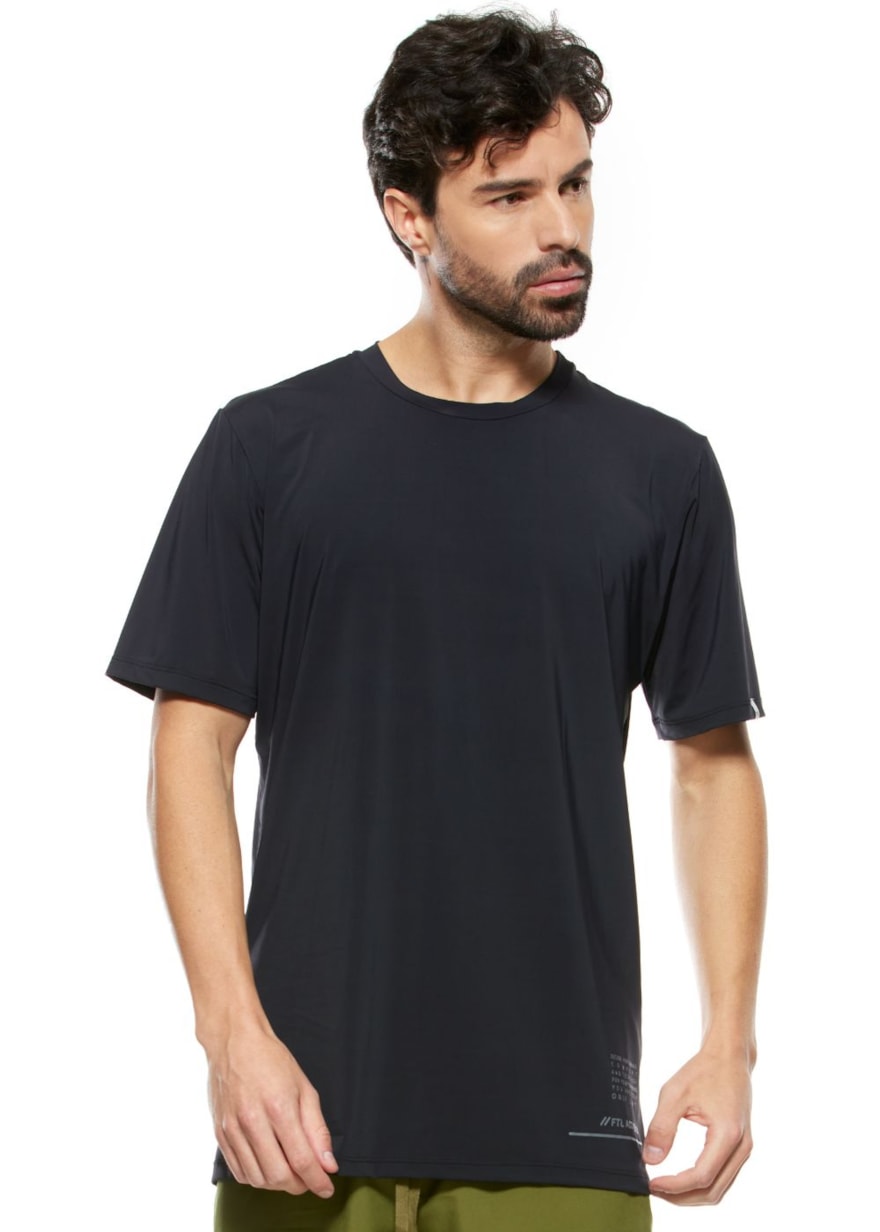 CAMISETA MASCULINA FTL ACTIVE PRETA CAMISETA MASCULINA FTL ACTIVE PRETA