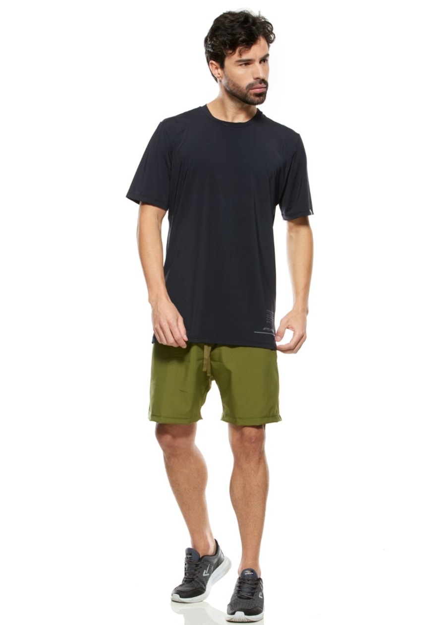 CAMISETA MASCULINA FTL ACTIVE PRETA