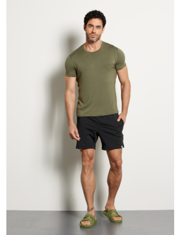 CAMISETA MASCULINA MODAL FTL VERDE MILITAR