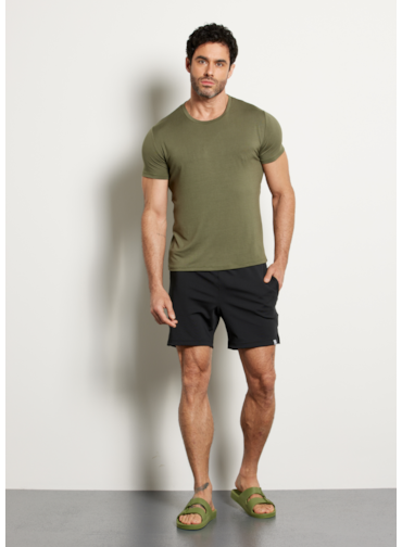 CAMISETA MASCULINA MODAL FTL VERDE MILITAR