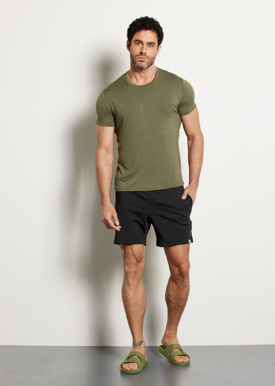 CAMISETA MASCULINA MODAL FTL VERDE MILITAR CAMISETA MASCULINA MODAL FTL VERDE MILITAR