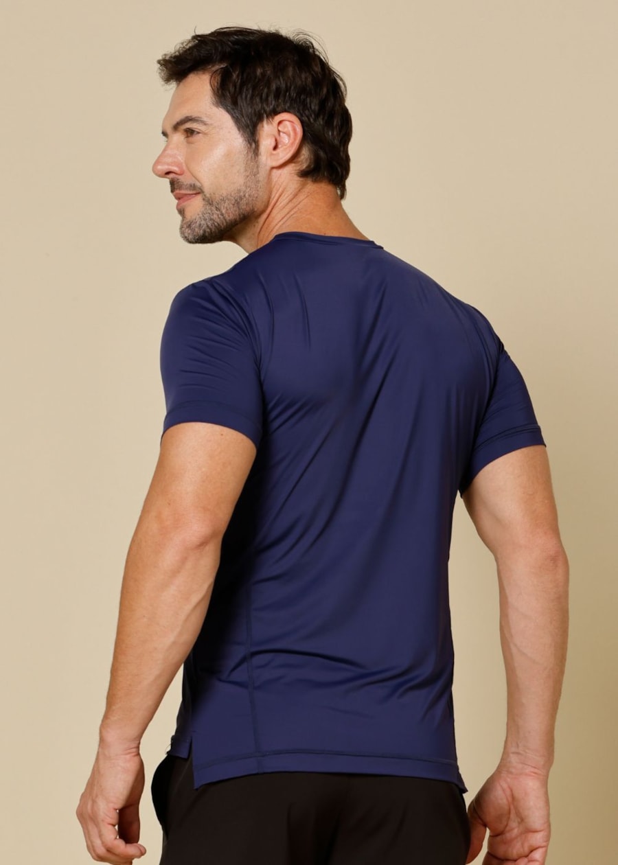 CAMISETA MASCULINA SUERTE AZUL MARINHO
