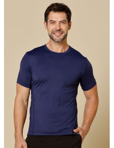 CAMISETA MASCULINA SUERTE AZUL MARINHO