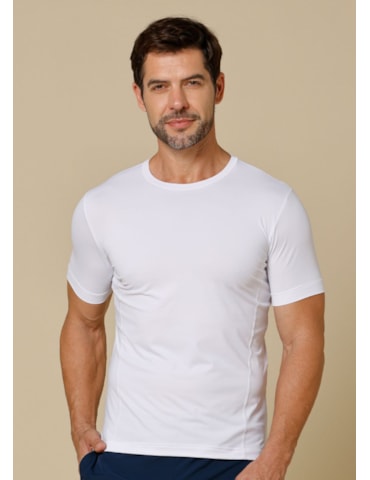 CAMISETA MASCULINA SUERTE BRANCO