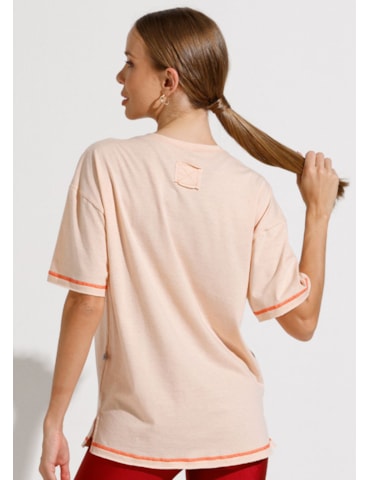 CAMISETA OVERSIZED SUMMER ROSA PÊSSEGO CAMISETA OVERSIZED SUMMER ROSA PÊSSEGO