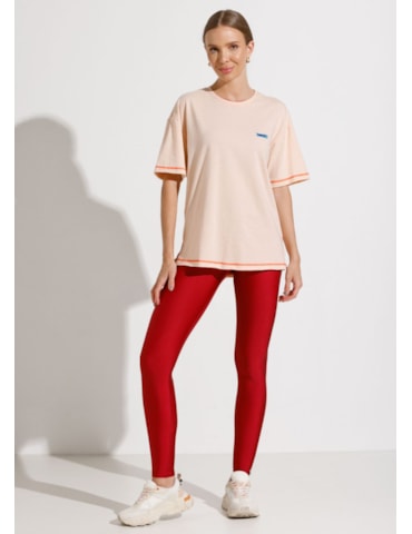 CAMISETA OVERSIZED SUMMER ROSA PÊSSEGO CAMISETA OVERSIZED SUMMER ROSA PÊSSEGO