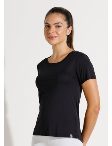 CAMISETA POLIAMIDA SKIN PRETA CAMISETA POLIAMIDA SKIN PRETA