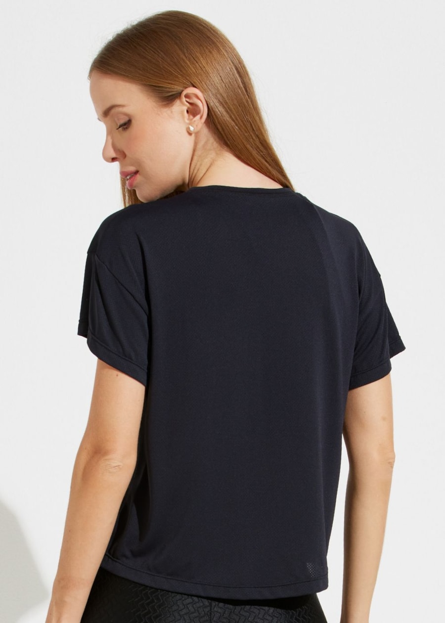 CAMISETA T-SHIRT POLIAMIDA VIVEZ PRETA