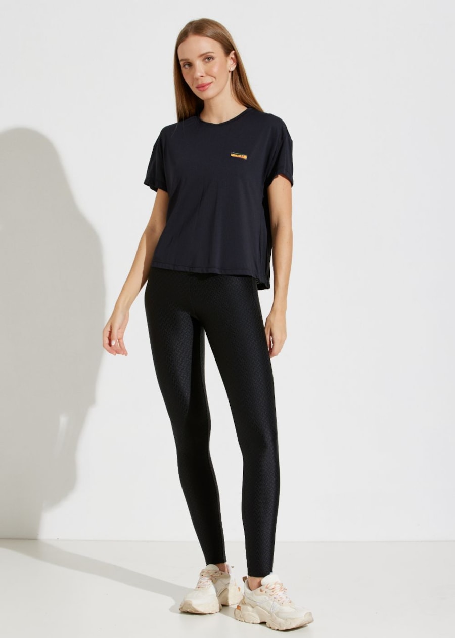 CAMISETA T-SHIRT POLIAMIDA VIVEZ PRETA