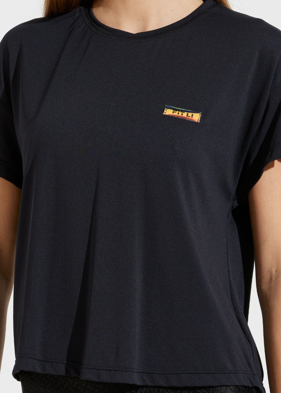 CAMISETA T-SHIRT POLIAMIDA VIVEZ PRETA