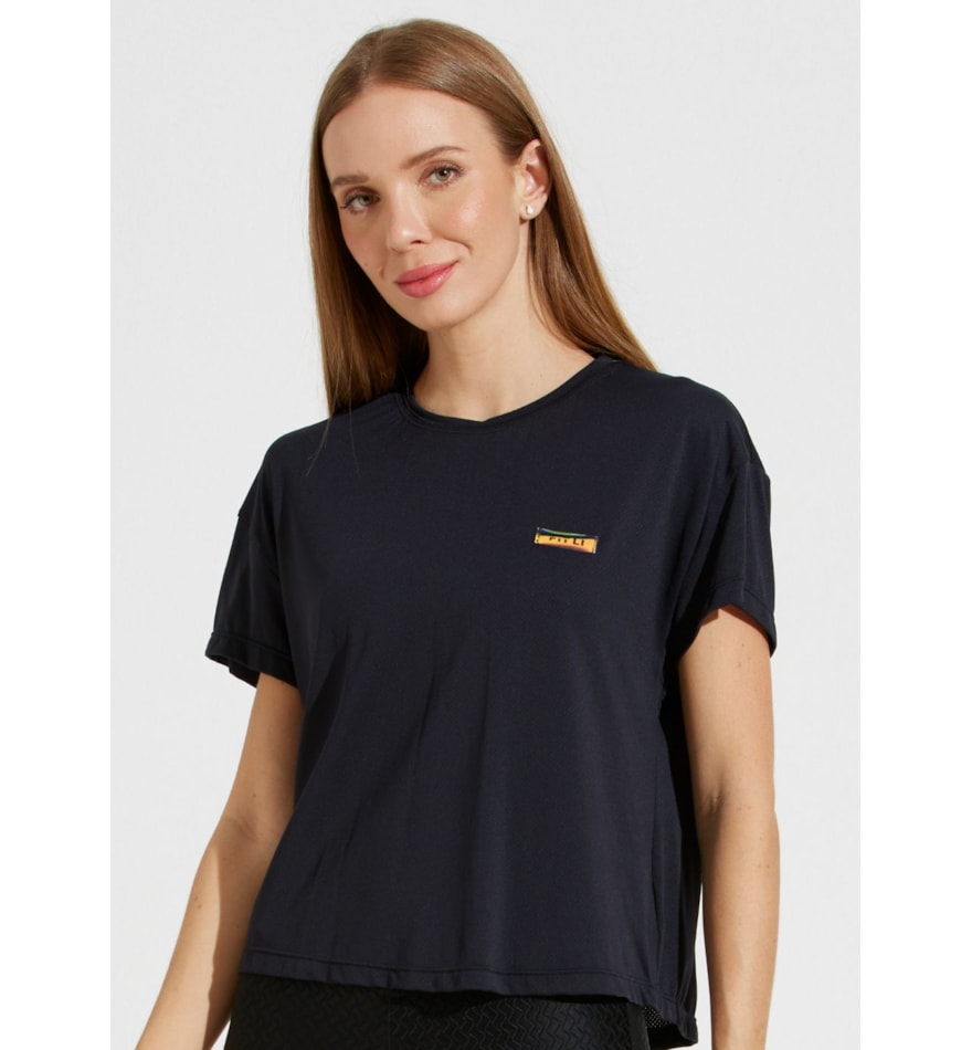 CAMISETA T-SHIRT POLIAMIDA VIVEZ PRETA CAMISETA T-SHIRT POLIAMIDA VIVEZ PRETA
