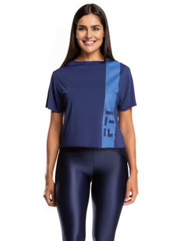 CAMISETA VIBRANTE MARINHO CAMISETA VIBRANTE MARINHO