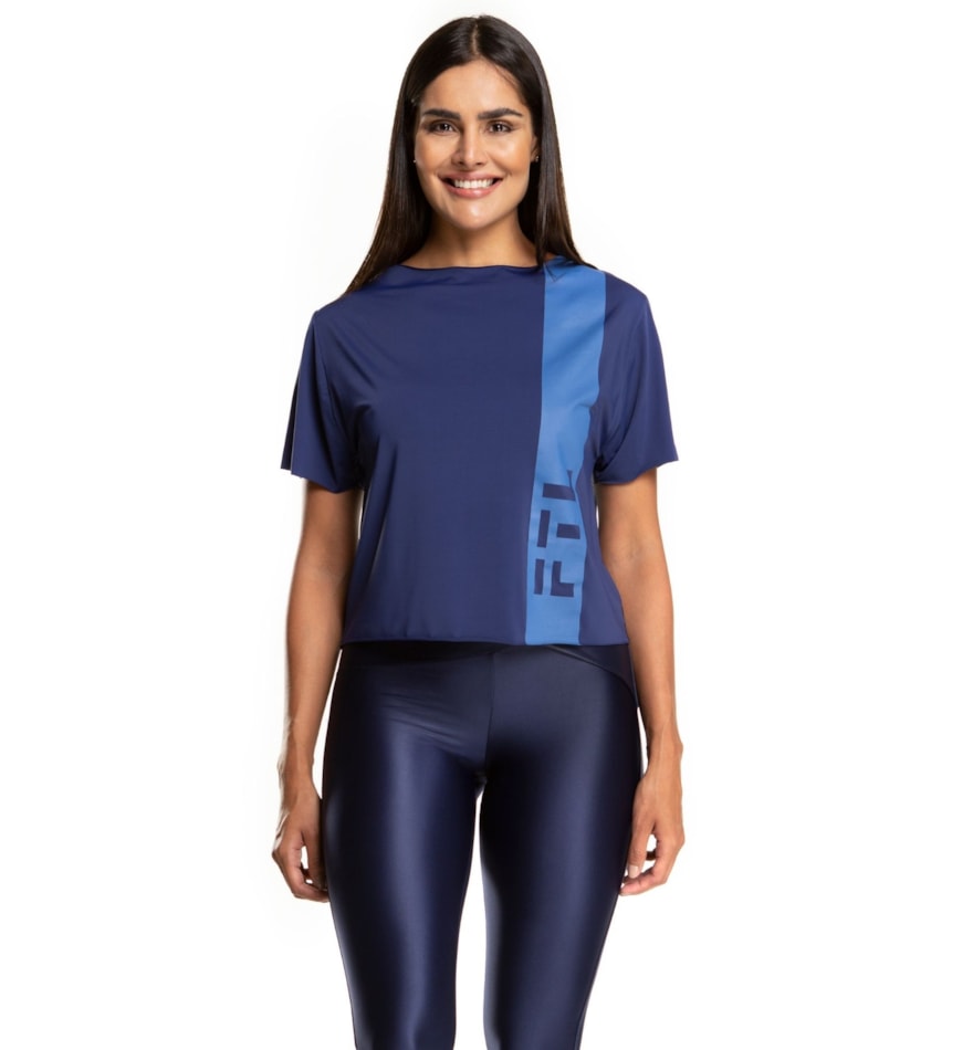 CAMISETA VIBRANTE MARINHO CAMISETA VIBRANTE MARINHO