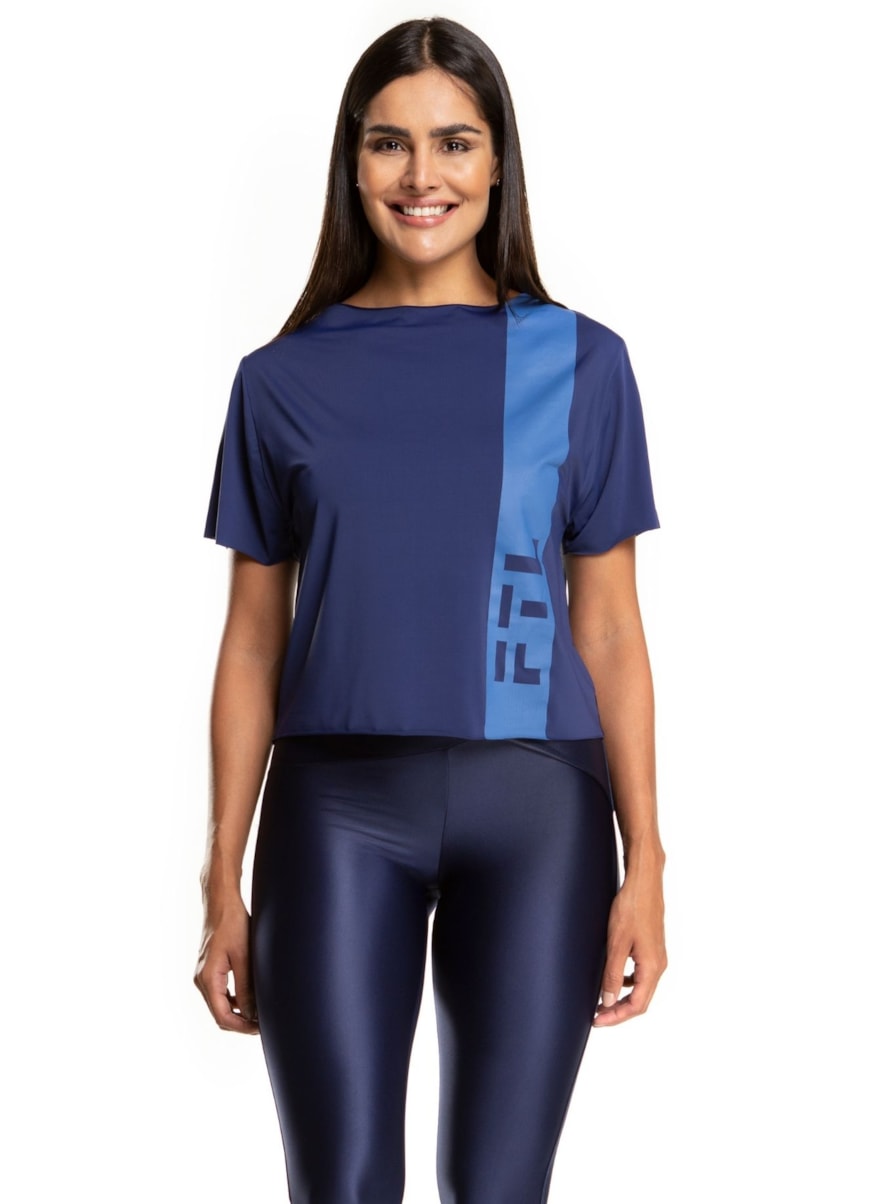 CAMISETA VIBRANTE MARINHO CAMISETA VIBRANTE MARINHO