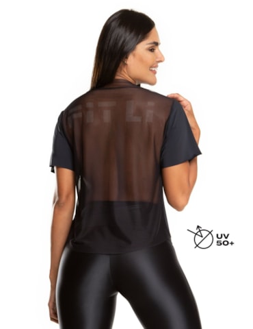 CAMISETA VIBRANTE PRETO CAMISETA VIBRANTE PRETO