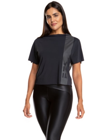 CAMISETA VIBRANTE PRETO CAMISETA VIBRANTE PRETO