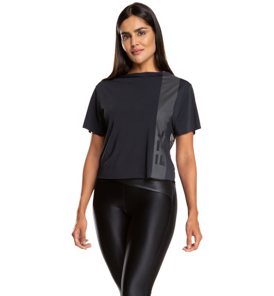 CAMISETA VIBRANTE PRETO CAMISETA VIBRANTE PRETO