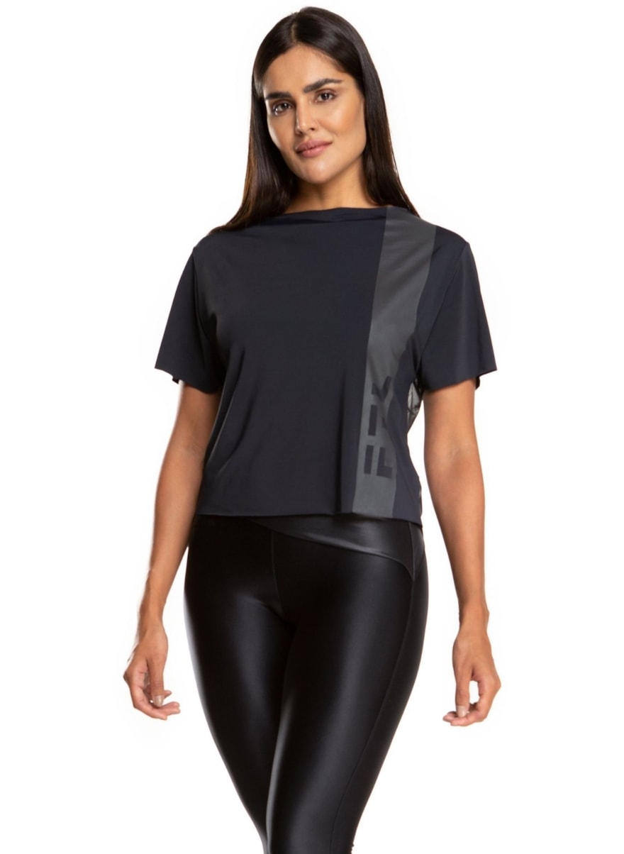 CAMISETA VIBRANTE PRETO CAMISETA VIBRANTE PRETO