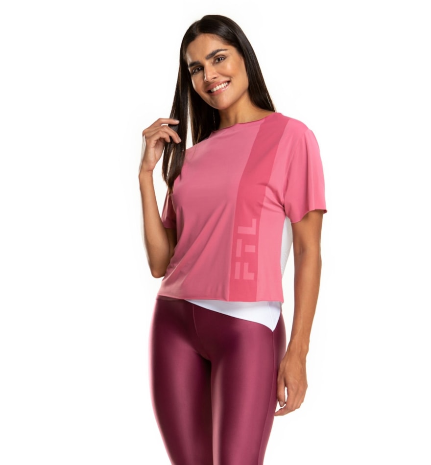 CAMISETA VIBRANTE ROSA