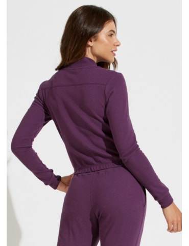 CASACO ESPORTIVO MONTMARTRE COM BOLSOS ROXO CASACO ESPORTIVO MONTMARTRE COM BOLSOS ROXO