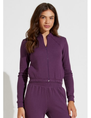 CASACO ESPORTIVO MONTMARTRE COM BOLSOS ROXO CASACO ESPORTIVO MONTMARTRE COM BOLSOS ROXO