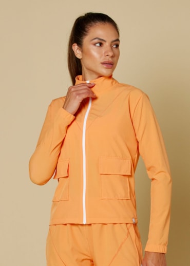 CASACO FRIDA LARANJA