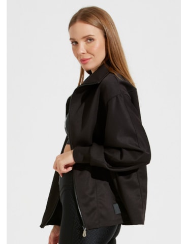 CASACO OVERSIZED NOTRE DAME PRETO