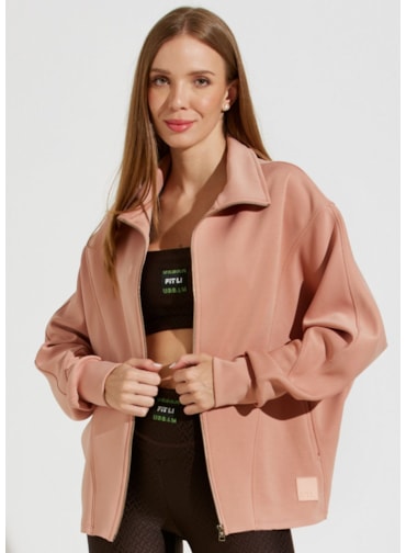 CASACO OVERSIZED NOTRE DAME ROSA CLARO