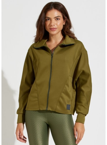 CASACO OVERSIZED NOTRE DAME VERDE MILITAR CASACO OVERSIZED NOTRE DAME VERDE MILITAR