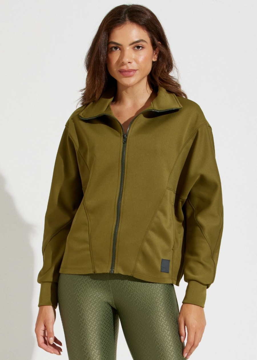 CASACO OVERSIZED NOTRE DAME VERDE MILITAR