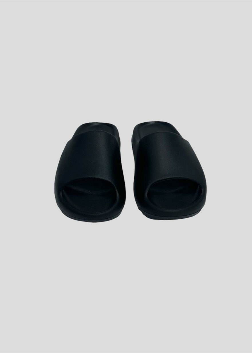 CHINELO SLIDE NUVEM PRETO CHINELO SLIDE NUVEM PRETO