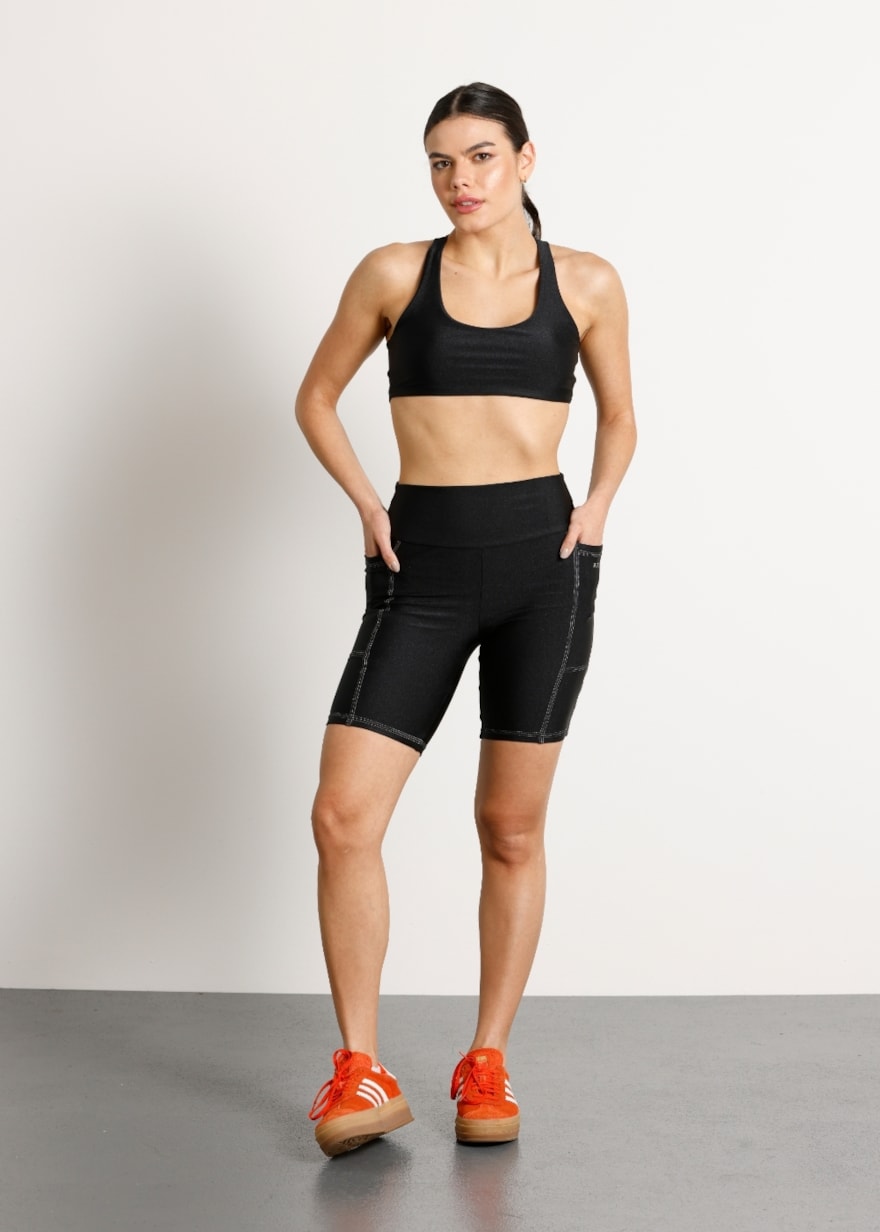 CICLISTA COM BOLSOS PACE TRL PRETO CICLISTA COM BOLSOS PACE TRL PRETO