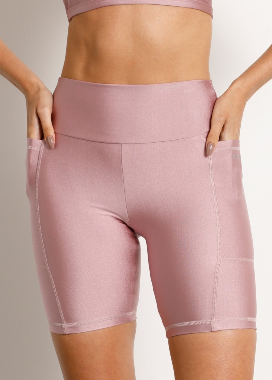 CICLISTA COM BOLSOS PACE TRL ROSA