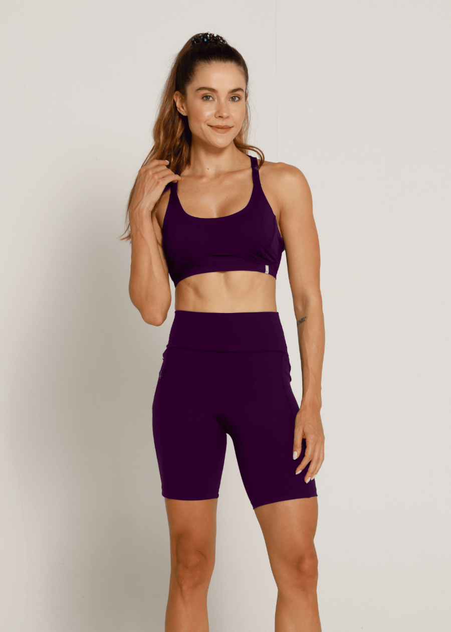 CICLISTA FLASHBACK ROXO
