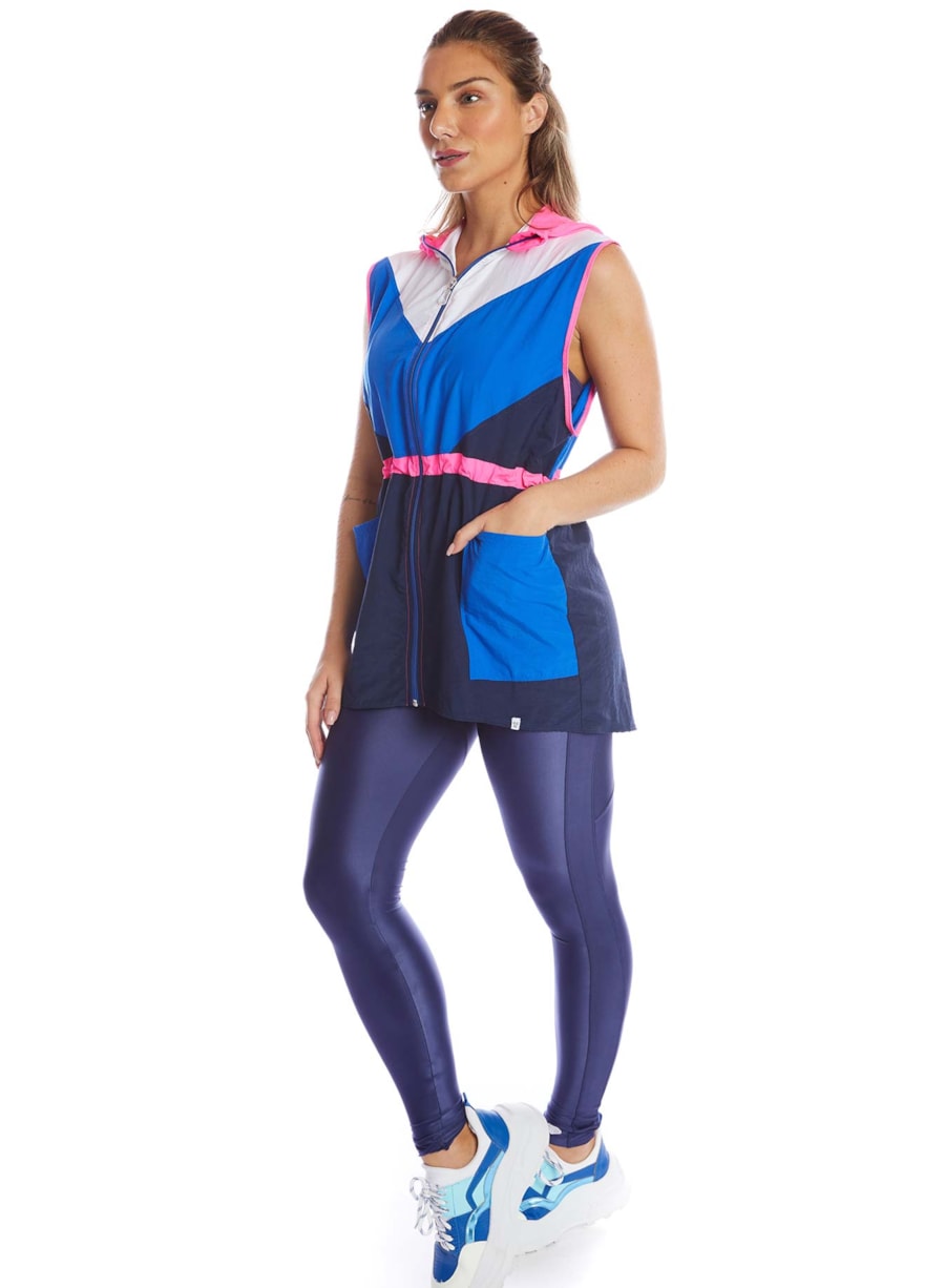 COLETE ESTELAR AZUL MARINHO / AZUL GEL