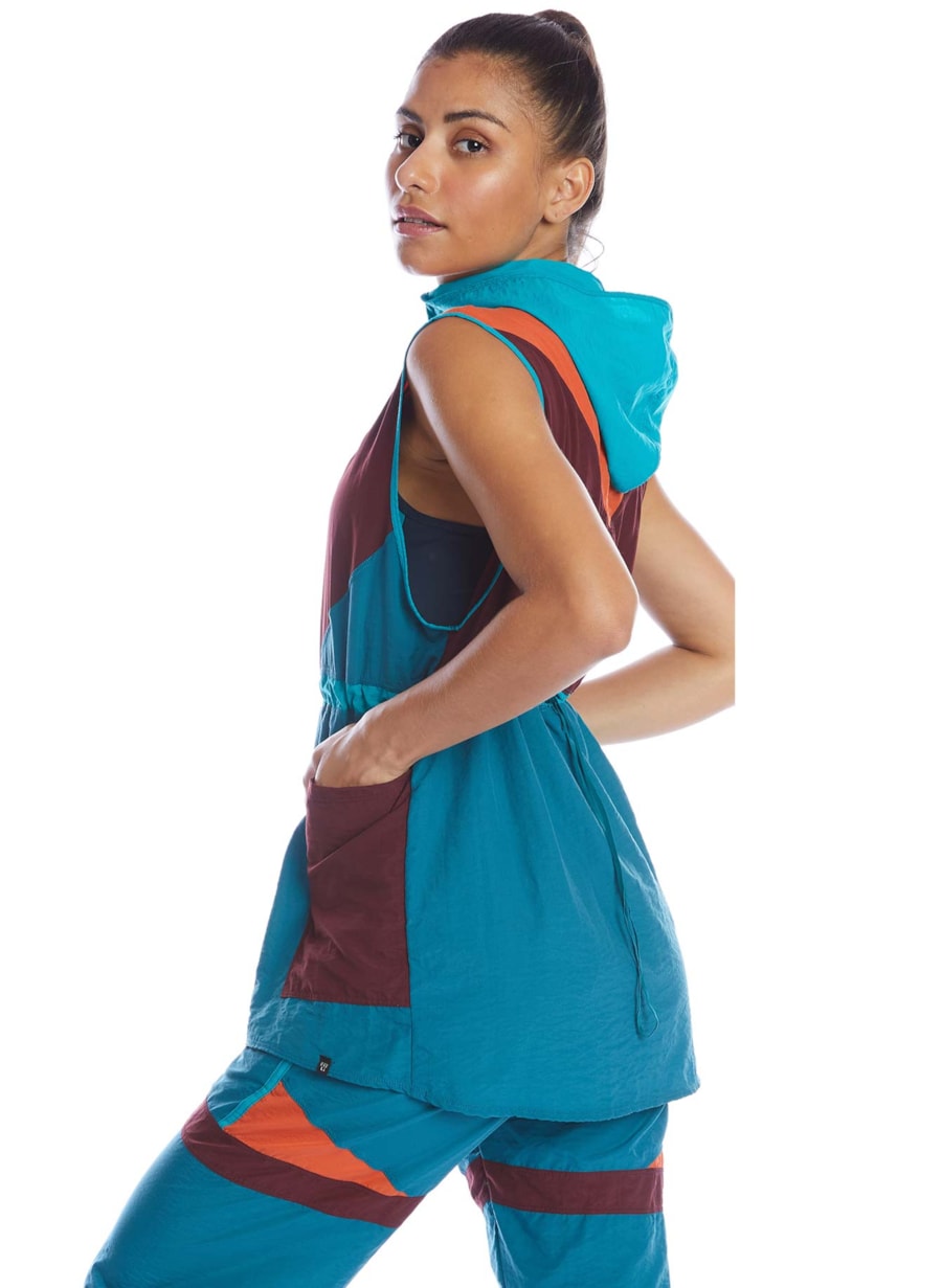 COLETE ESTELAR AZUL PETRÓLEO / VINHO