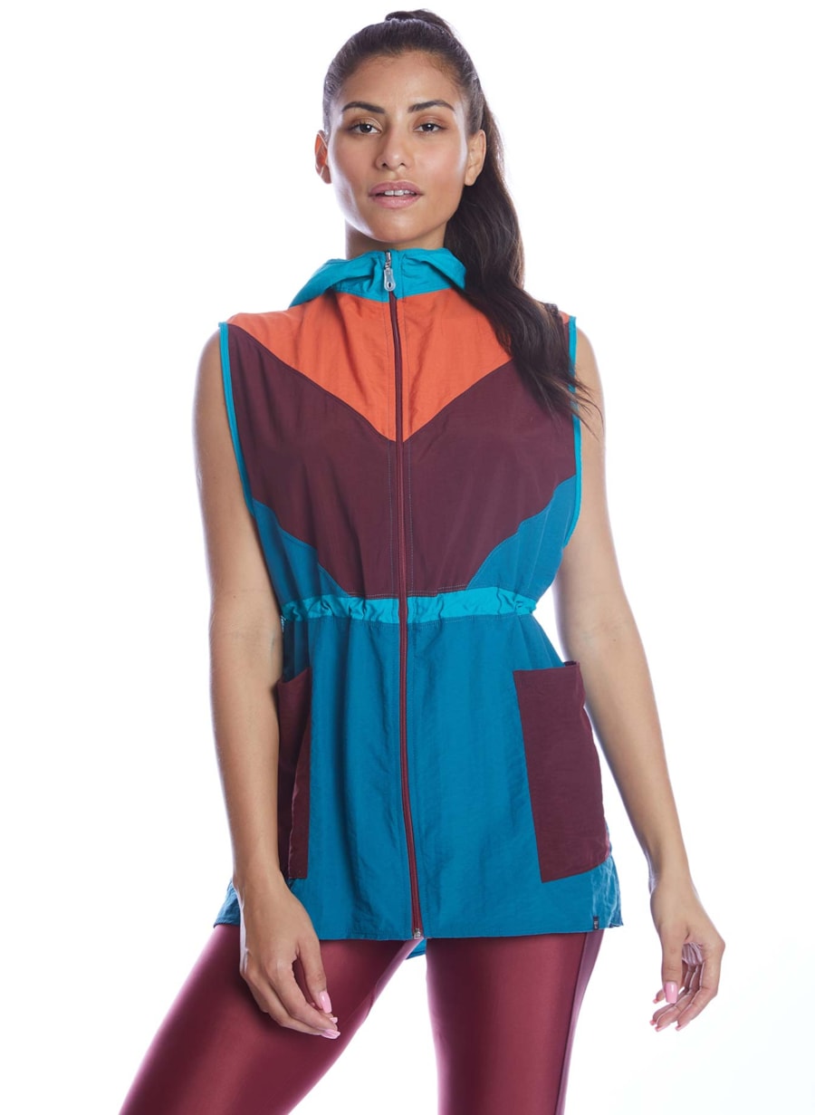 COLETE ESTELAR AZUL PETRÓLEO / VINHO