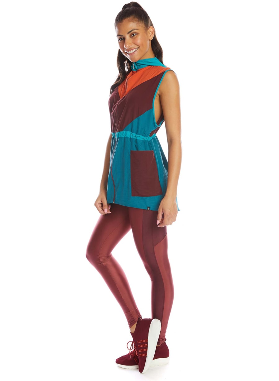 COLETE ESTELAR AZUL PETRÓLEO / VINHO