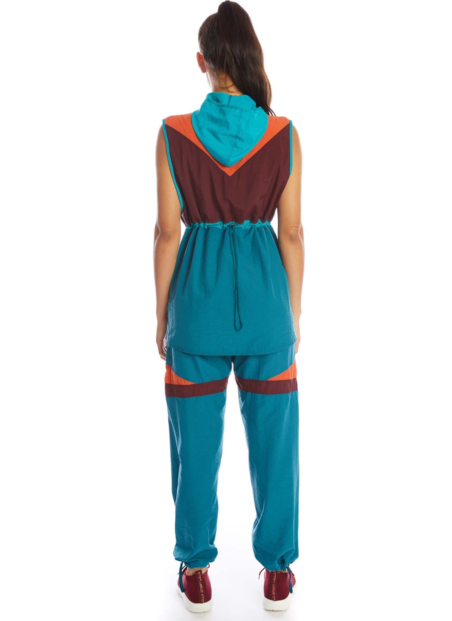 COLETE ESTELAR AZUL PETRÓLEO / VINHO