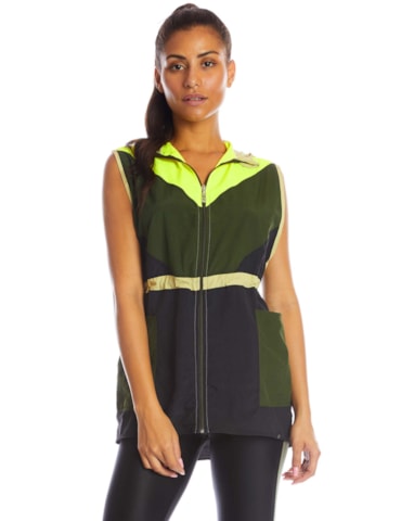 COLETE ESTELAR PRETO / VERDE MUSGO COLETE ESTELAR PRETO / VERDE MUSGO