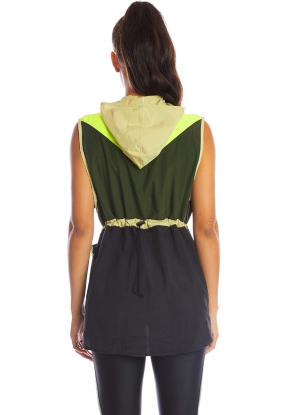 COLETE ESTELAR PRETO / VERDE MUSGO