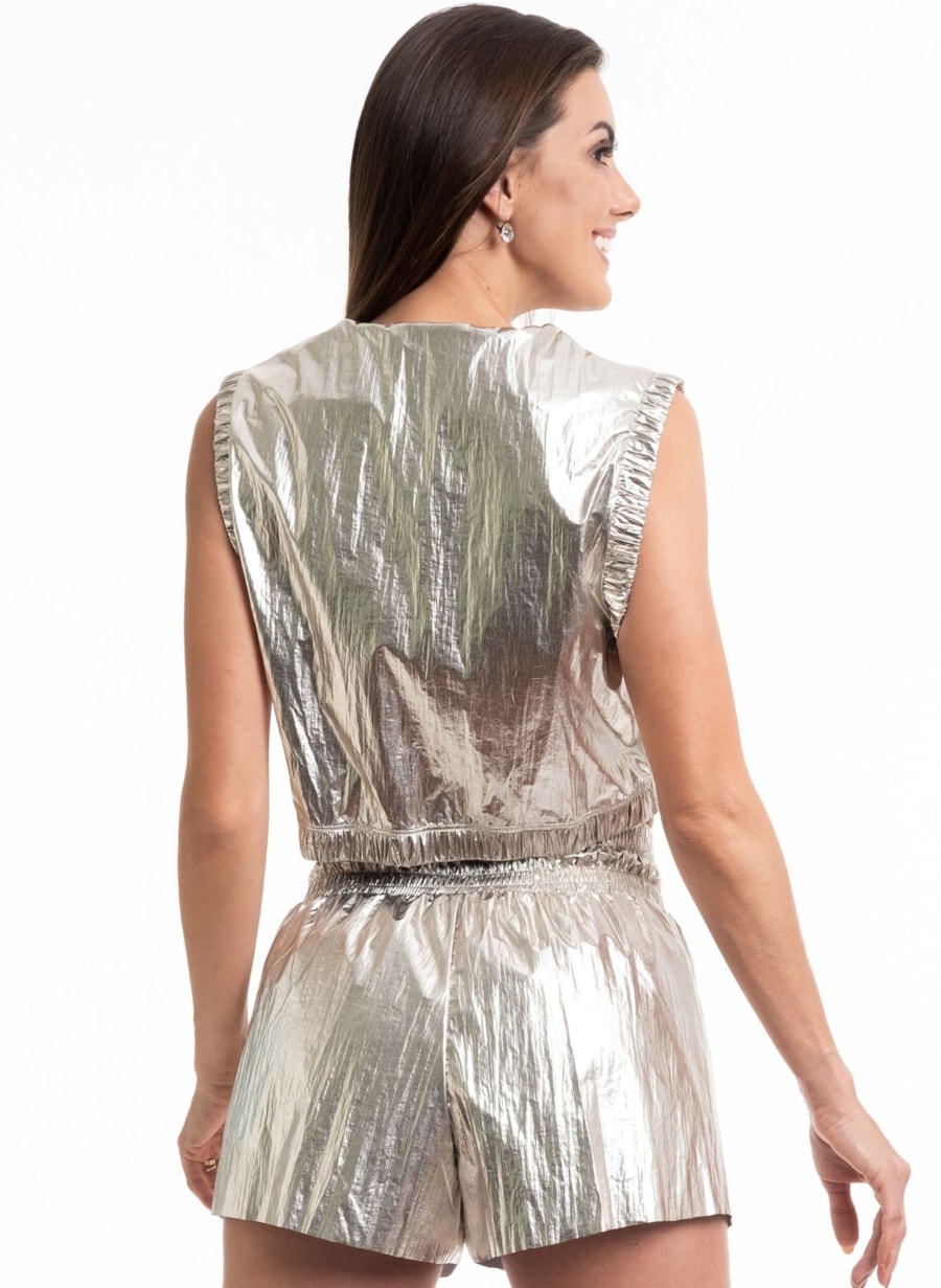 COLETE VIBRANTE OURO