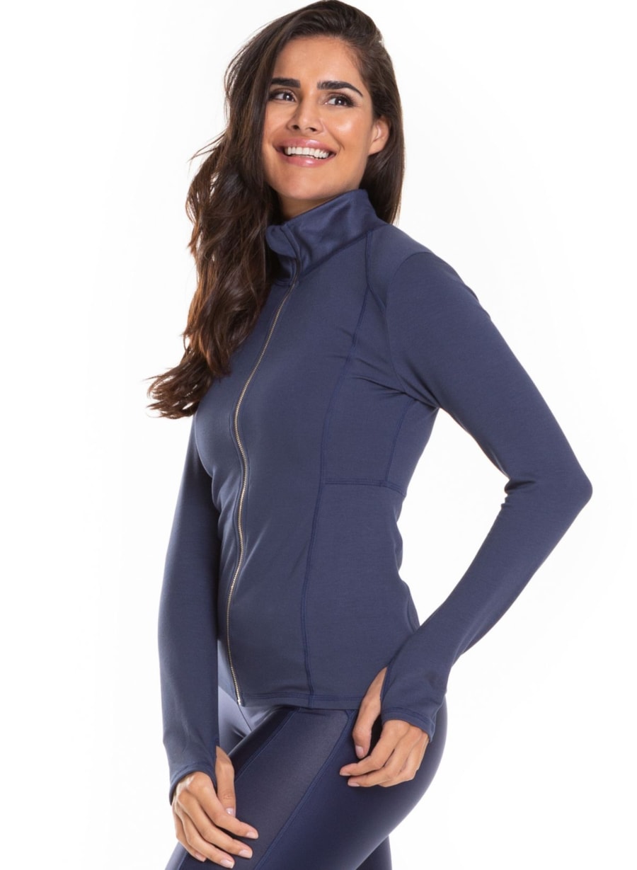 JAQUETA COM BOLSO RESPECT MARINHO