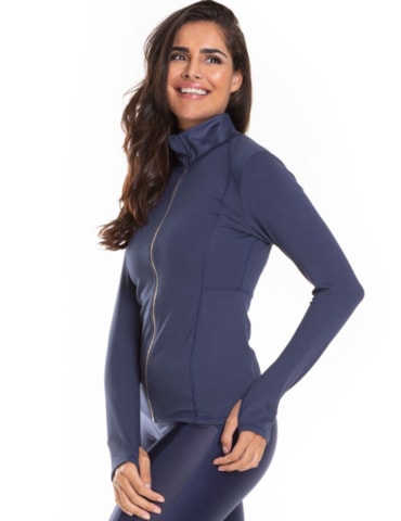 JAQUETA COM BOLSO RESPECT MARINHO JAQUETA COM BOLSO RESPECT MARINHO