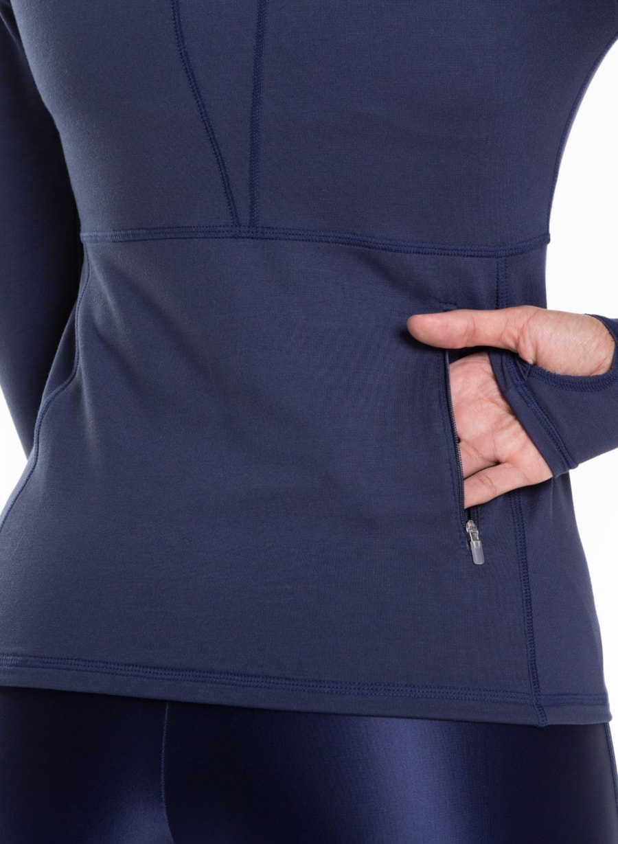 JAQUETA COM BOLSO RESPECT MARINHO