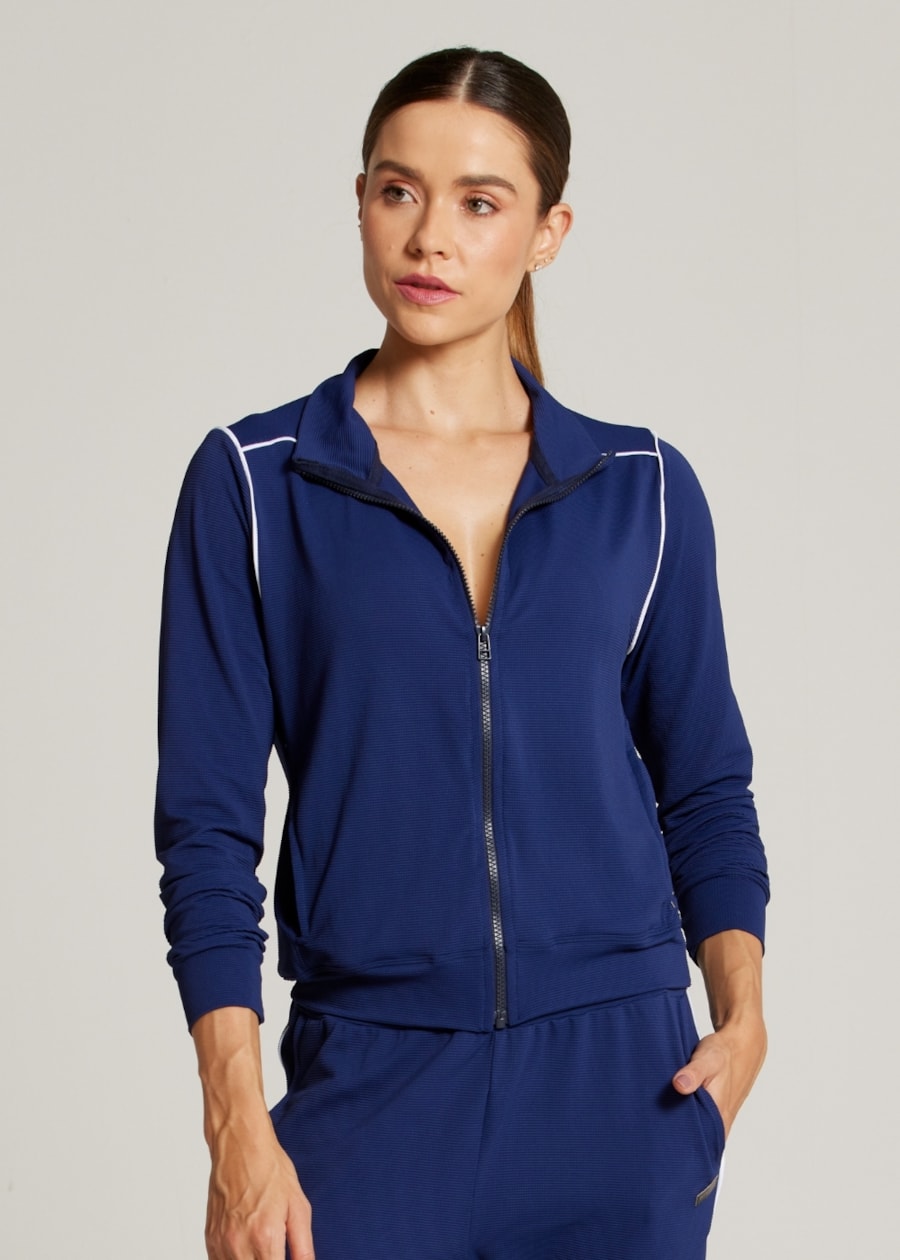 JAQUETA COM BOLSO TRUE TX - MARINHO