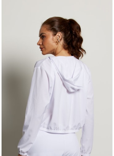 JAQUETA COM CAPUZ RUN BRANCO JAQUETA COM CAPUZ RUN BRANCO