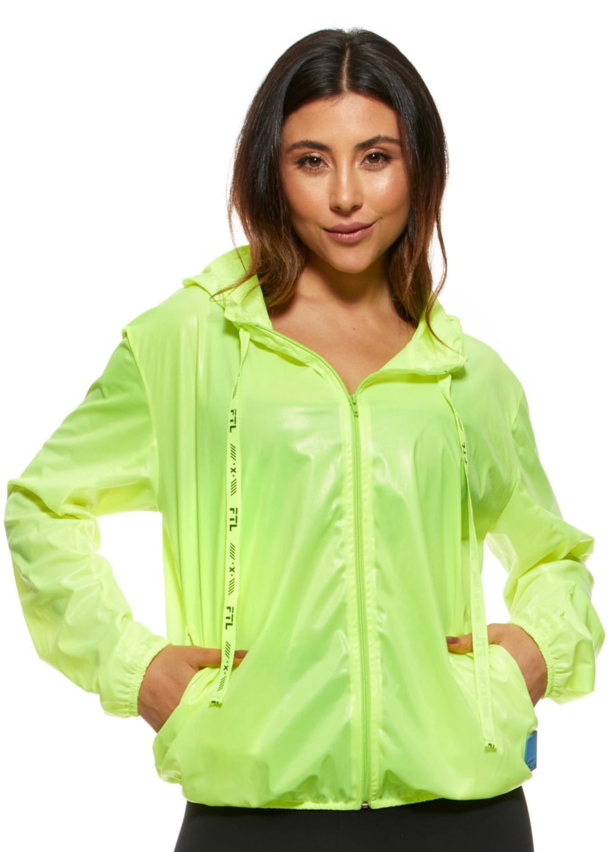 JAQUETA CORTA VENTO ARTSY VERDE CITRUS