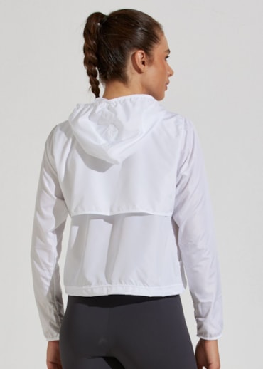 JAQUETA CORTA VENTO ESPORTIVA BRANCO