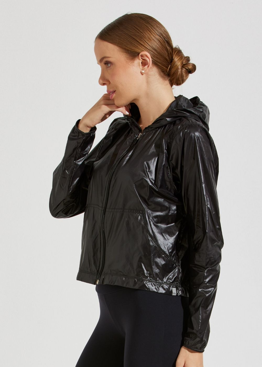 JAQUETA CORTA VENTO ESPORTIVA PRETO